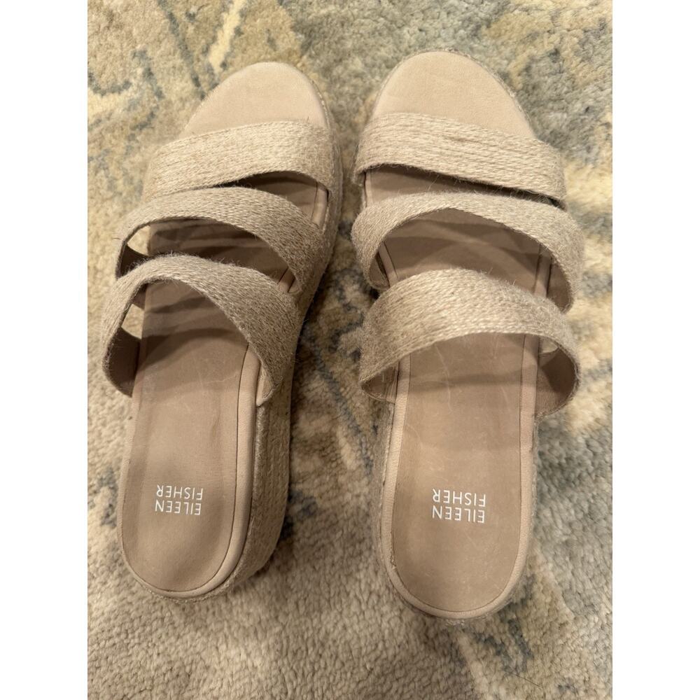 Eileen Fisher Mayla Jute Espadrille Sandal Women's Sz 10 NEW $185 - Picture 6 of 11